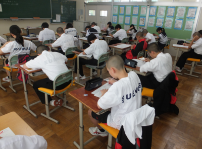 写真は、テスト直しの時のものです。