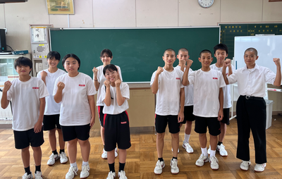写真は、1年生パートリーダー達です。